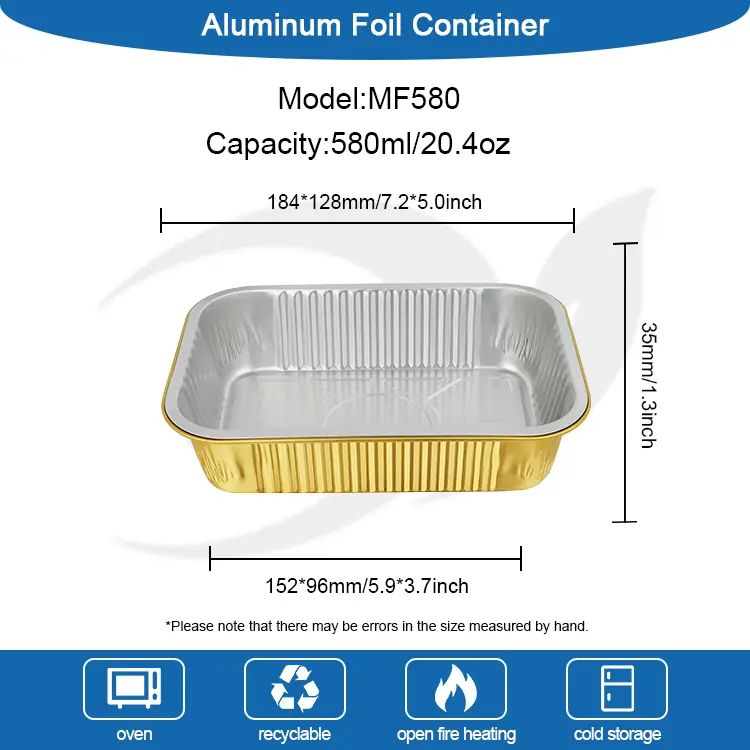 일회용 바베큐 테이크 아웃 알루미늄 호일 용기