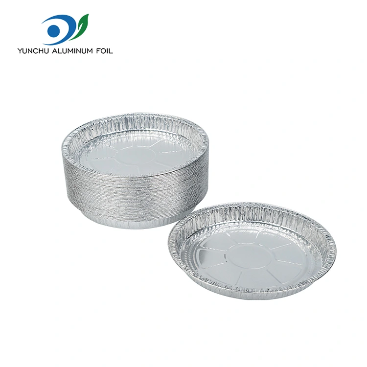 7-9 인치 피자 팬 실버 알루미늄 호일 용기 7-9 인치 피자 팬 실버 알루미늄 호일 용기