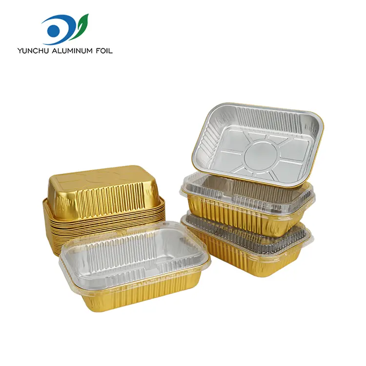 일회용 바베큐 테이크 아웃 알루미늄 호일 용기 일회용 바베큐 테이크 아웃 알루미늄 호일 용기