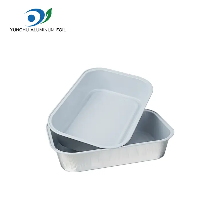 주름이없는 케이터링 항공 알루미늄 호일 용기