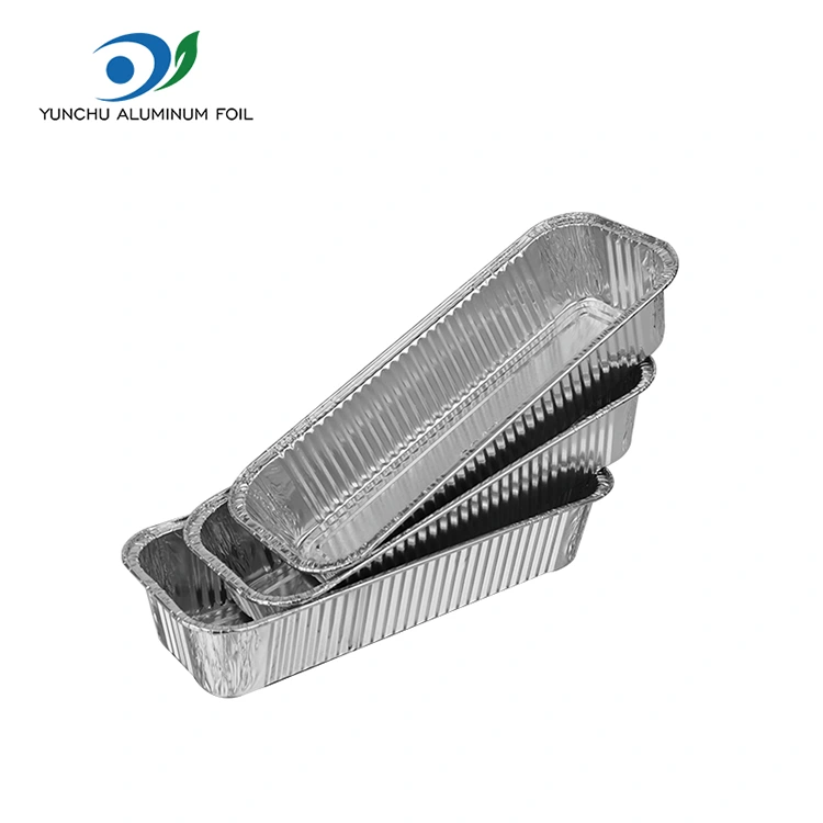 직사각형 바게트은 알루미늄 호일 용기