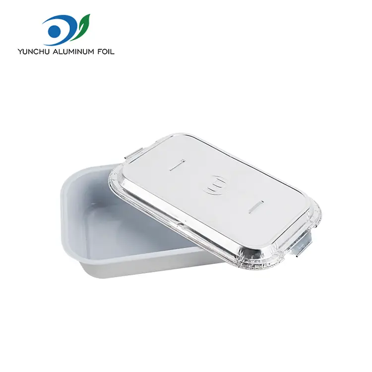 주름이없는 케이터링 항공 알루미늄 호일 용기