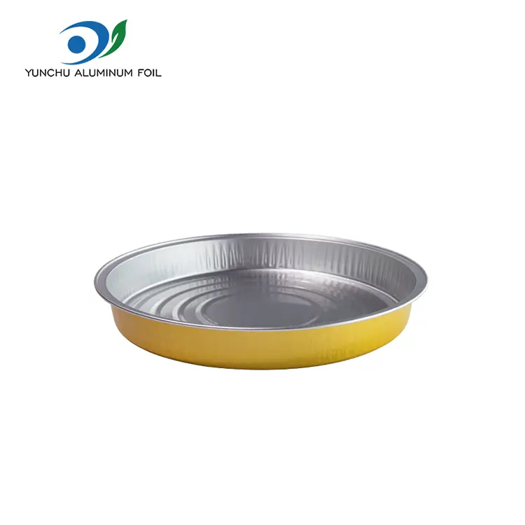일회용 베이킹 라운드 알루미늄 호일 용기 일회용 베이킹 라운드 알루미늄 호일 용기