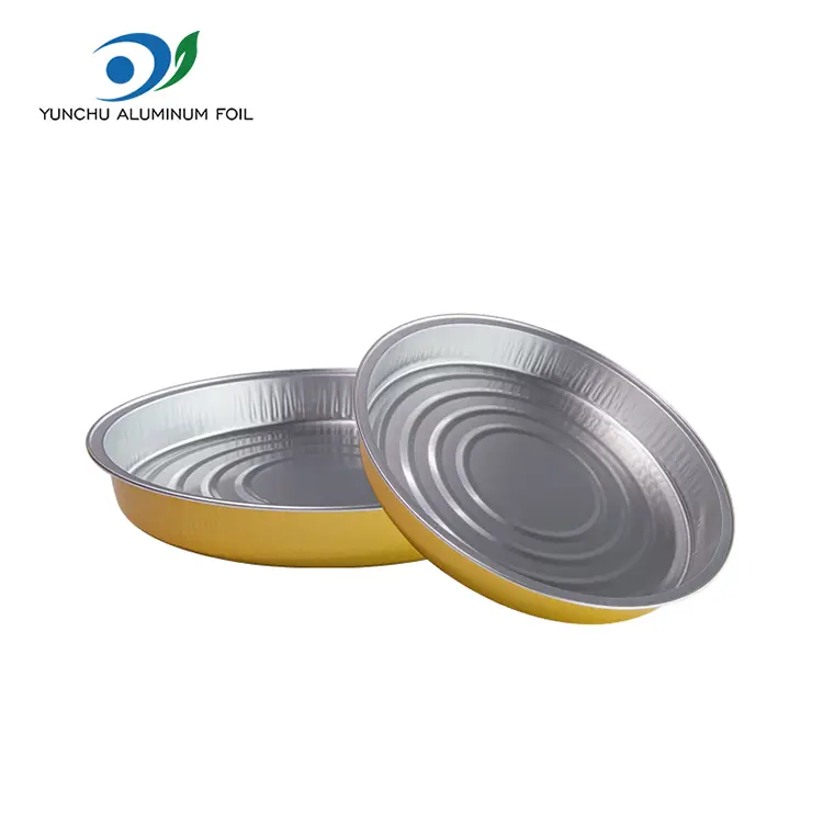 일회용 베이킹 라운드 알루미늄 호일 용기