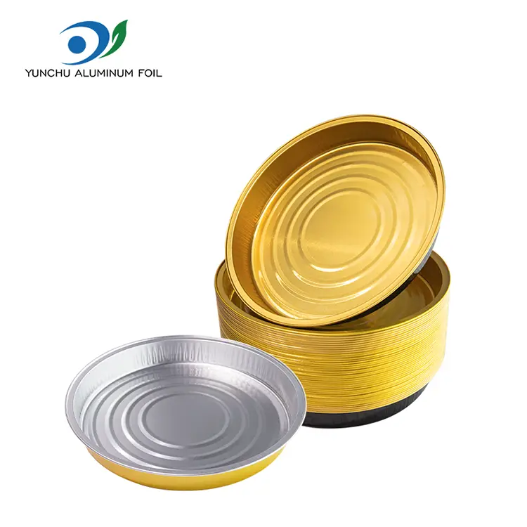 일회용 베이킹 라운드 알루미늄 호일 용기