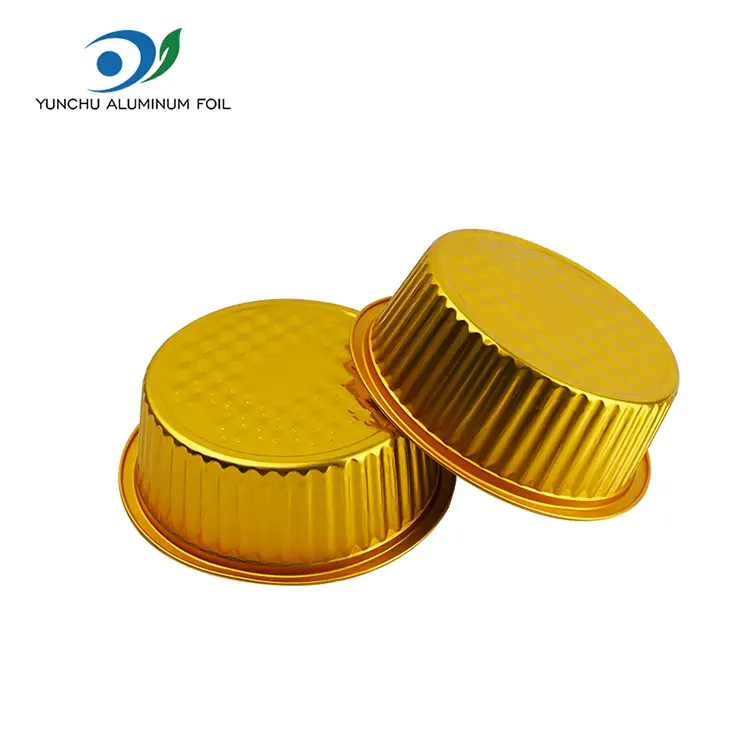 일회용 베이킹 트레이 둥근 알루미늄 호일 용기