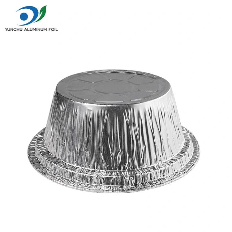 일회용 그라틴 테이크 아웨이 실버 알루미늄 호일 컨테이너