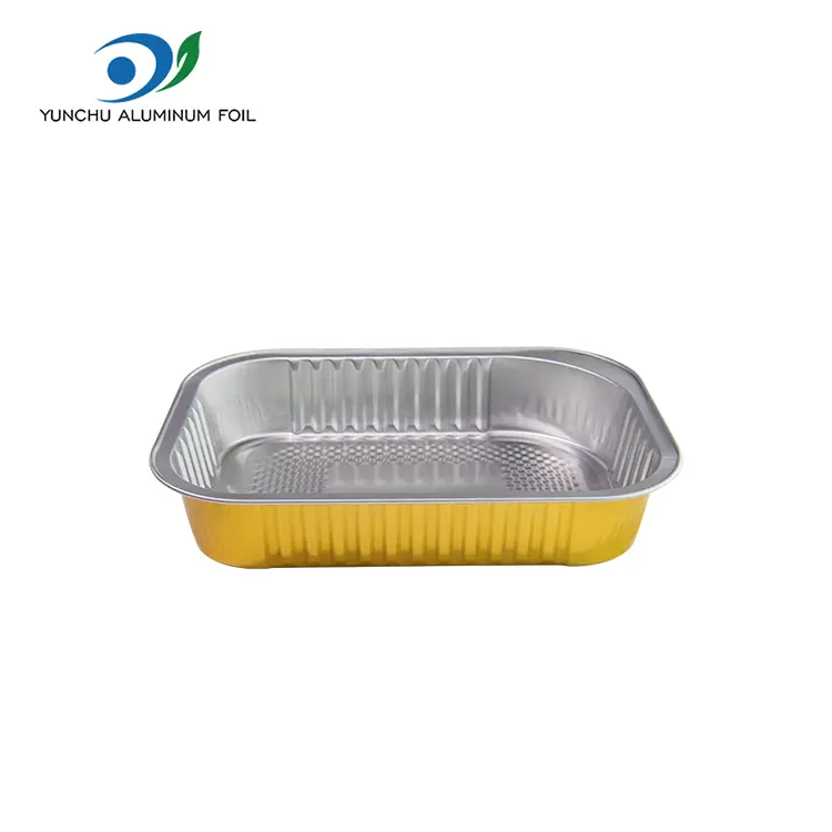 일회용 직사각형 식당 알루미늄 호일 용기