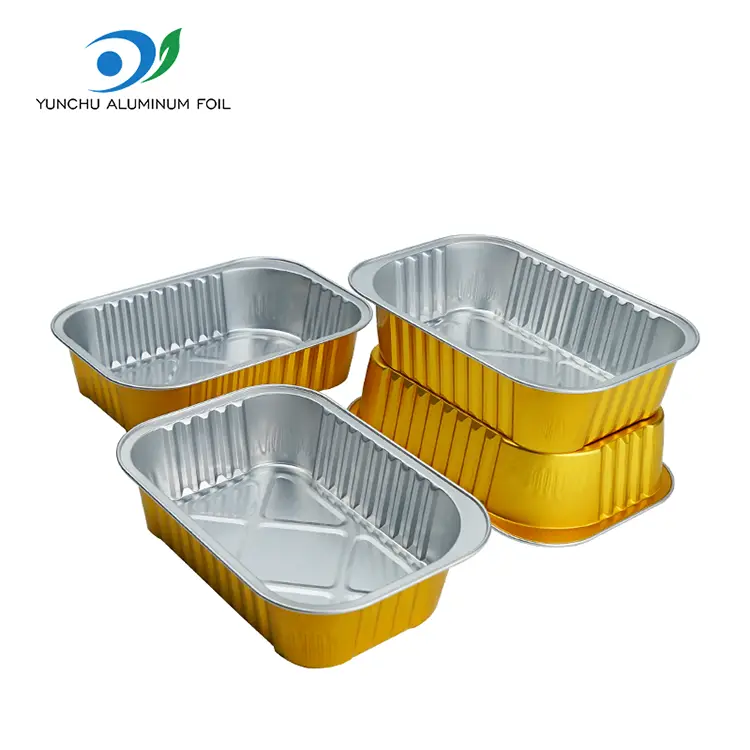 일회용 직사각형 그릴 알루미늄 호일 용기 일회용 직사각형 그릴 알루미늄 호일 용기