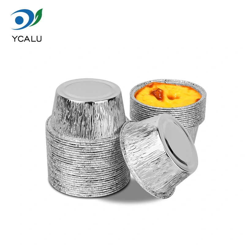 일회용 원형 케이크 트레이 실버 알루미늄 호일 용기 일회용 원형 케이크 트레이 실버 알루미늄 호일 용기