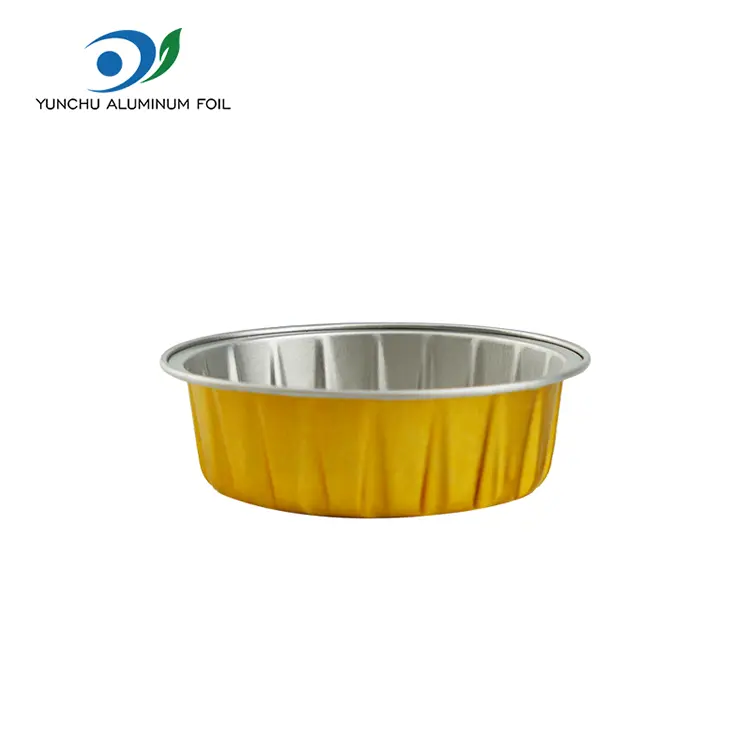 일회용 라운드 로스트 스무드 월 알루미늄 호일 컨테이너 일회용 라운드 로스트 스무드 월 알루미늄 호일 컨테이너