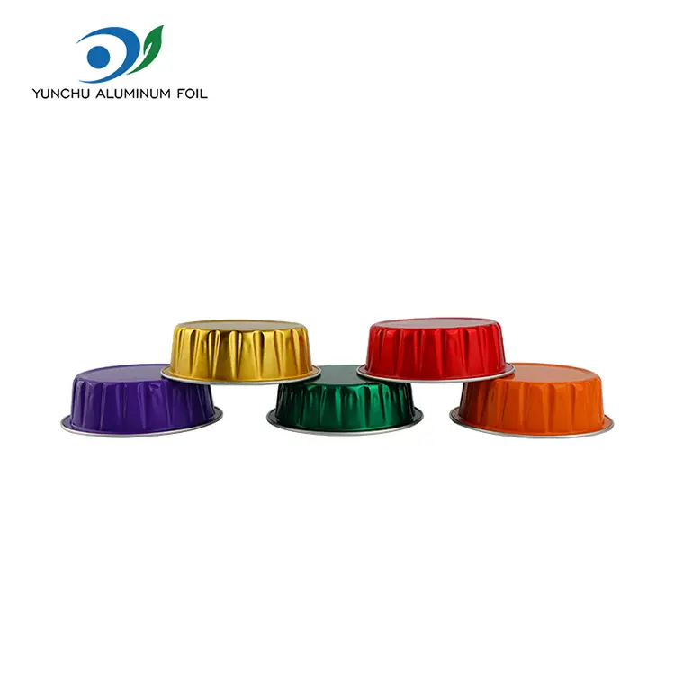 일회용 라운드 로스트 스무드 월 알루미늄 호일 컨테이너