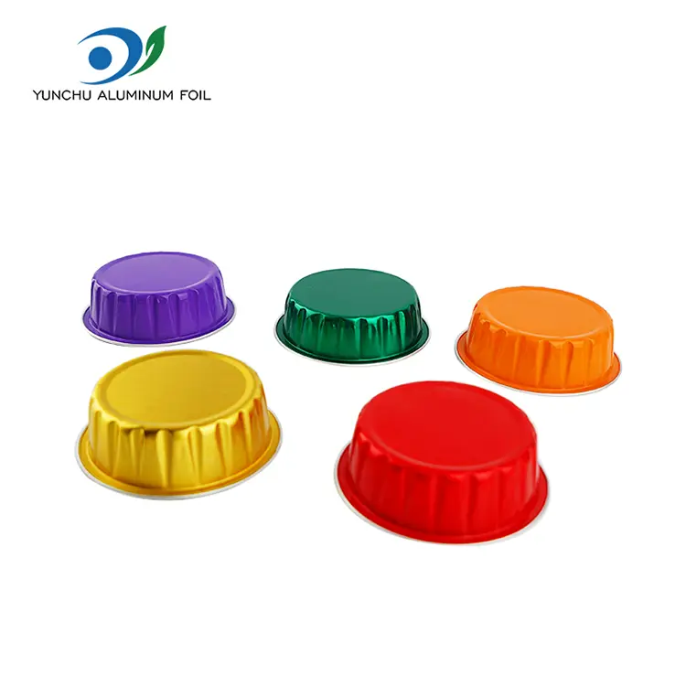 일회용 라운드 로스트 스무드 월 알루미늄 호일 컨테이너