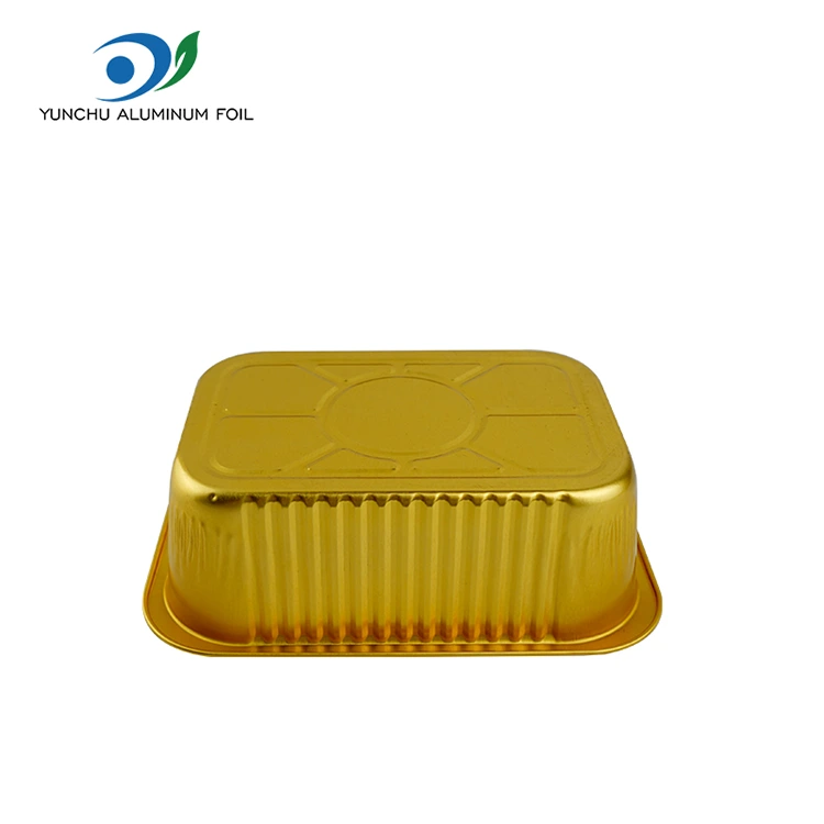 일회용 사각형 씰 그라틴 알루미늄 호일 용기