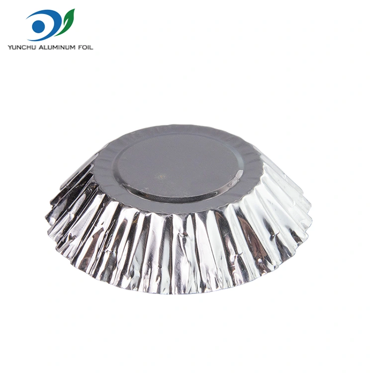 에그 타르트 토스트 베이킹 실버 알루미늄 호일 식품 용기