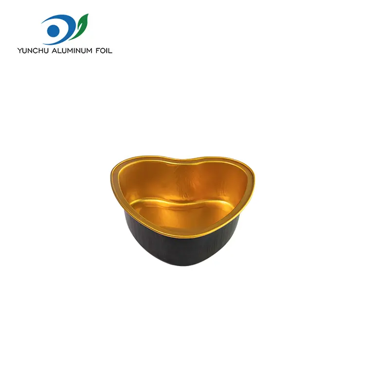 하트 모양의 로스트 스무드 월 알루미늄 호일 용기 하트 모양의 로스트 스무드 월 알루미늄 호일 용기