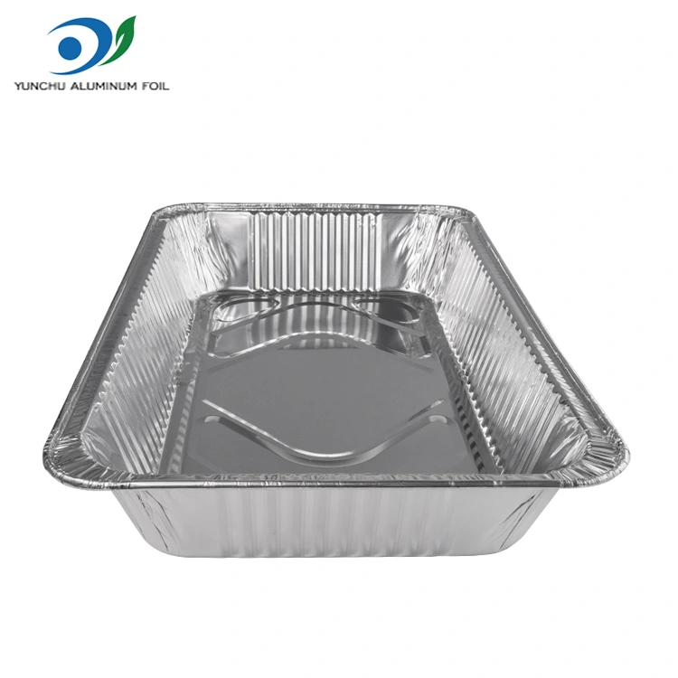 대용량 실외 베이킹 트레이 실버 알루미늄 호일 컨테이너