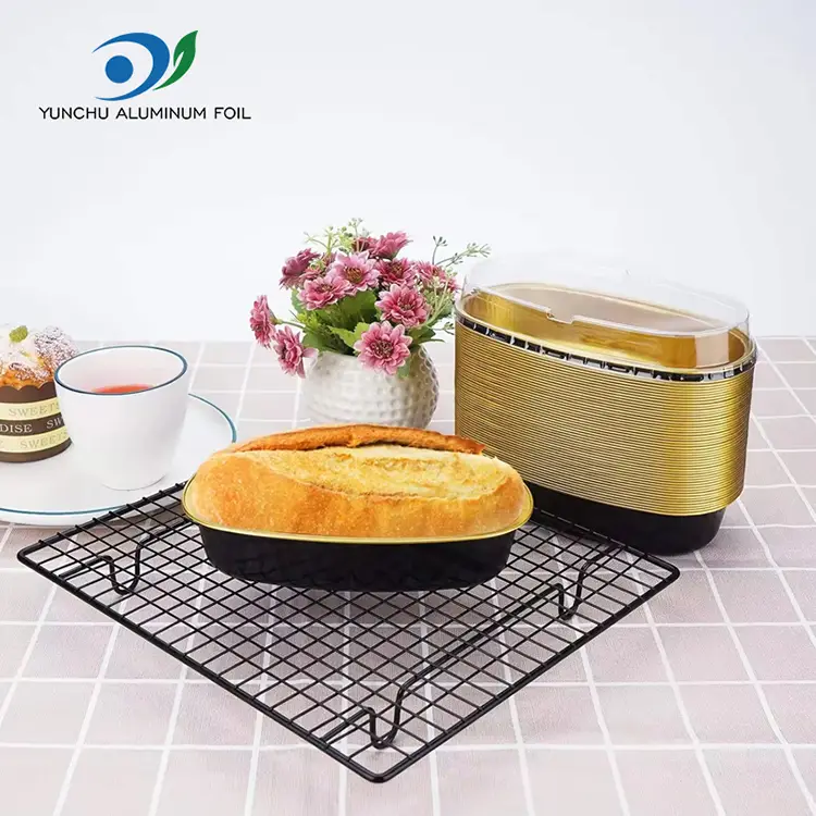 타원형 색상 Smoothwall 알루미늄 호일 용기