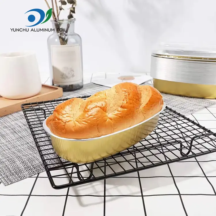 타원형 색상 Smoothwall 알루미늄 호일 용기