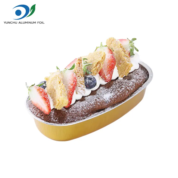 타원형 색상 Smoothwall 알루미늄 호일 용기