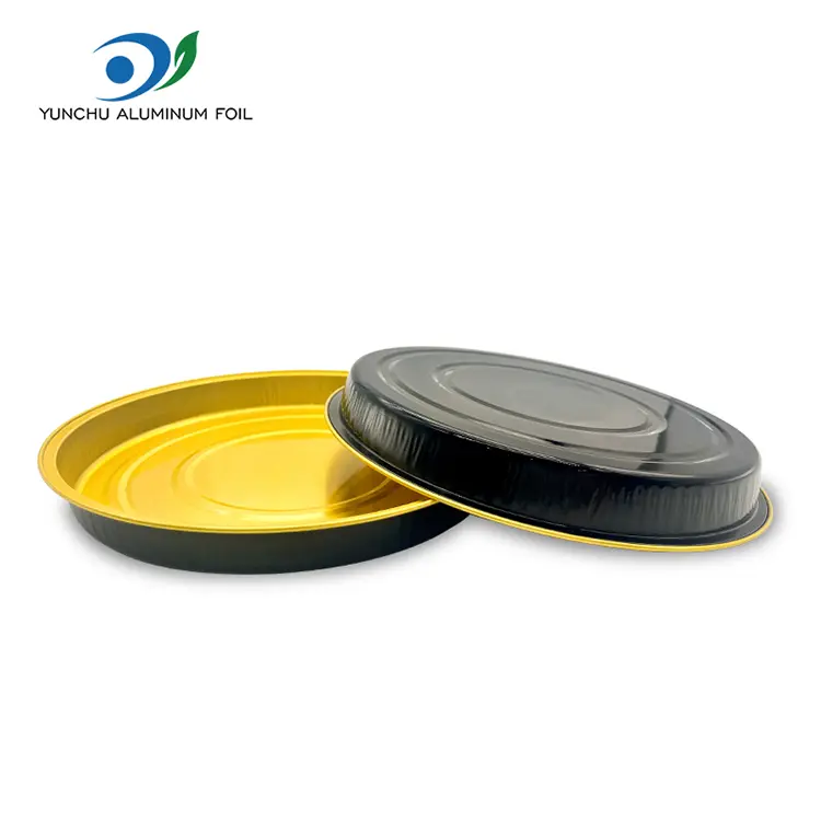 피자 플레이트 베이킹 시트 라운드 알루미늄 호일 용기