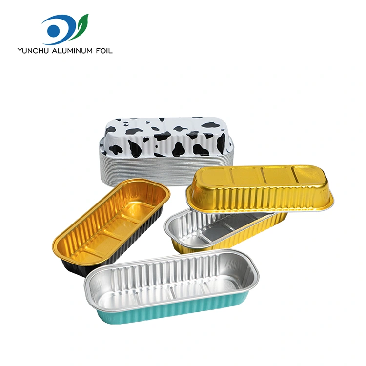 직사각형 베이킹 케이크 Smoothwall 알루미늄 호일 용기 직사각형 베이킹 케이크 Smoothwall 알루미늄 호일 용기