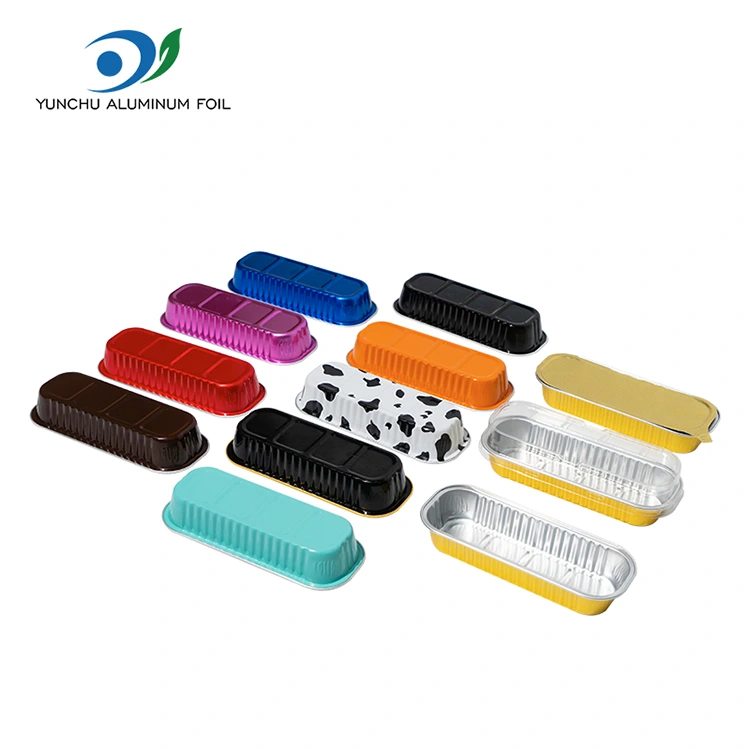 직사각형 베이킹 케이크 Smoothwall 알루미늄 호일 용기