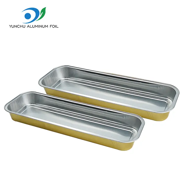 직사각형 빵 Smoothwall 알루미늄 호일 용기