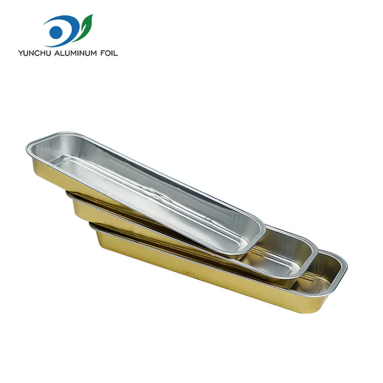 직사각형 빵 Smoothwall 알루미늄 호일 용기