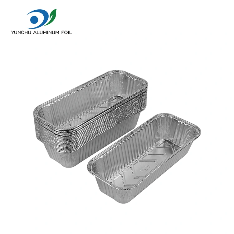 직사각형 빵 트레이 베이킹 시트은 알루미늄 호일 용기