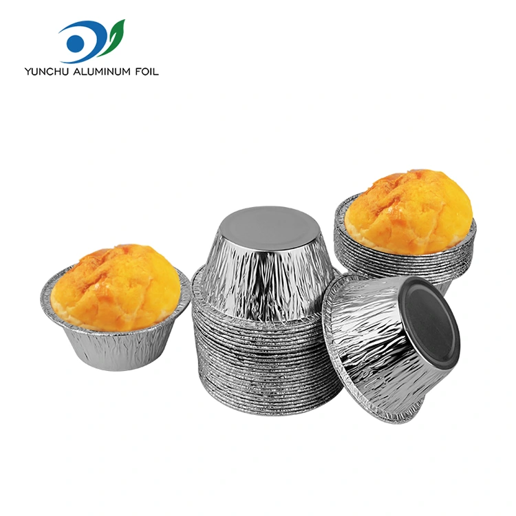 둥근 빵 케이크 실버 알루미늄 호일 식품 용기