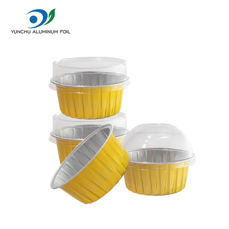 둥근 구운 케이크 Smoothwall 알루미늄 호일 용기