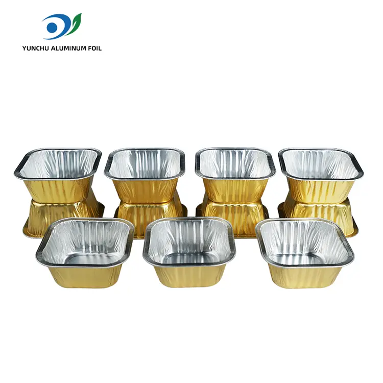 스퀘어 베이킹 케이크 Smoothwall 알루미늄 호일 용기