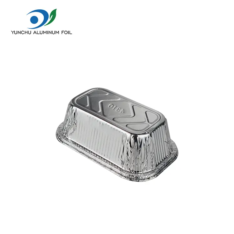 사각형 케이크 베이킹 실버 알루미늄 호일 용기