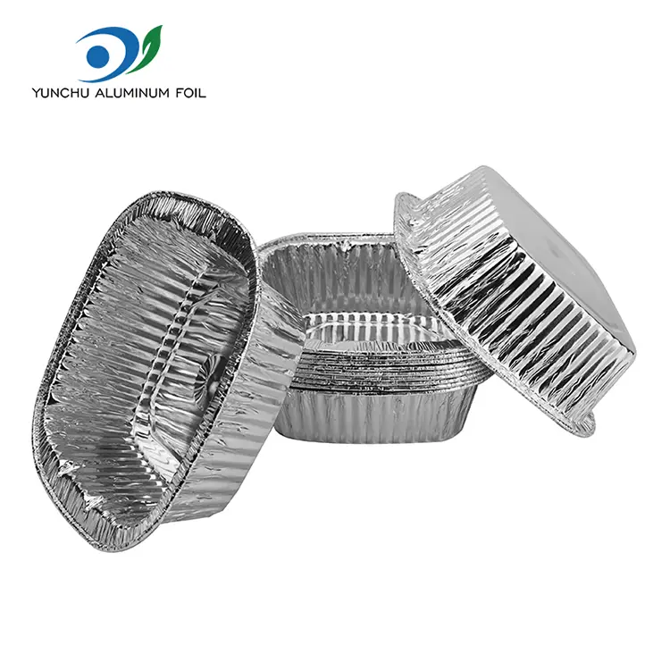 정사각형 실버 테이크 아웃 포장 알루미늄 호일 컨테이너 정사각형 실버 테이크 아웃 포장 알루미늄 호일 컨테이너